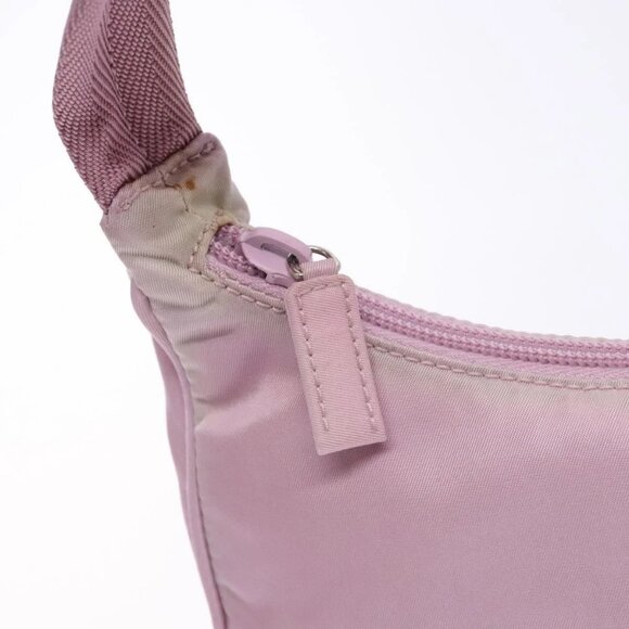 PRADA Hand Bag Nylon Pink Auth - Picture 8 of 16